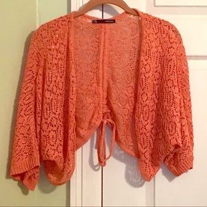 Coral shrug